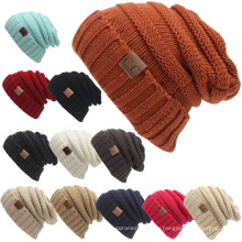 Autumn/winter Ladies wool knitted Cap Slouchy Winter Knitted Beanie hat